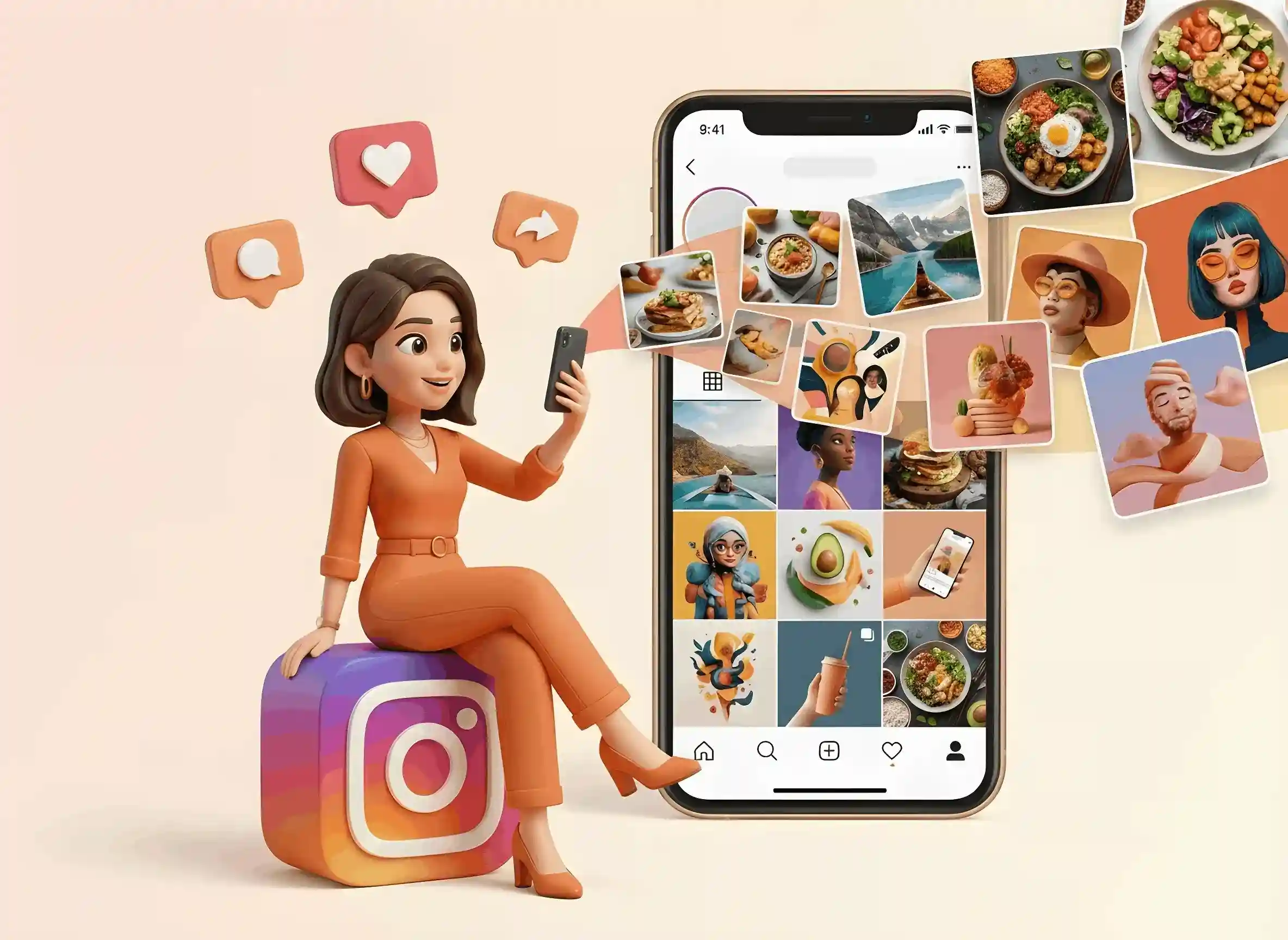 Social Media Inhalte